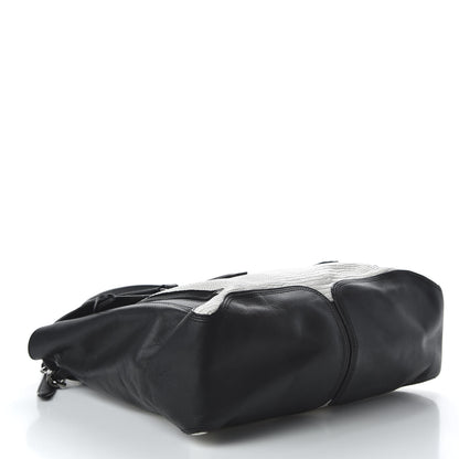 3.1 Phillip Lim Textured Calfskin Large Pashli Satchel Black White 4 of 9
