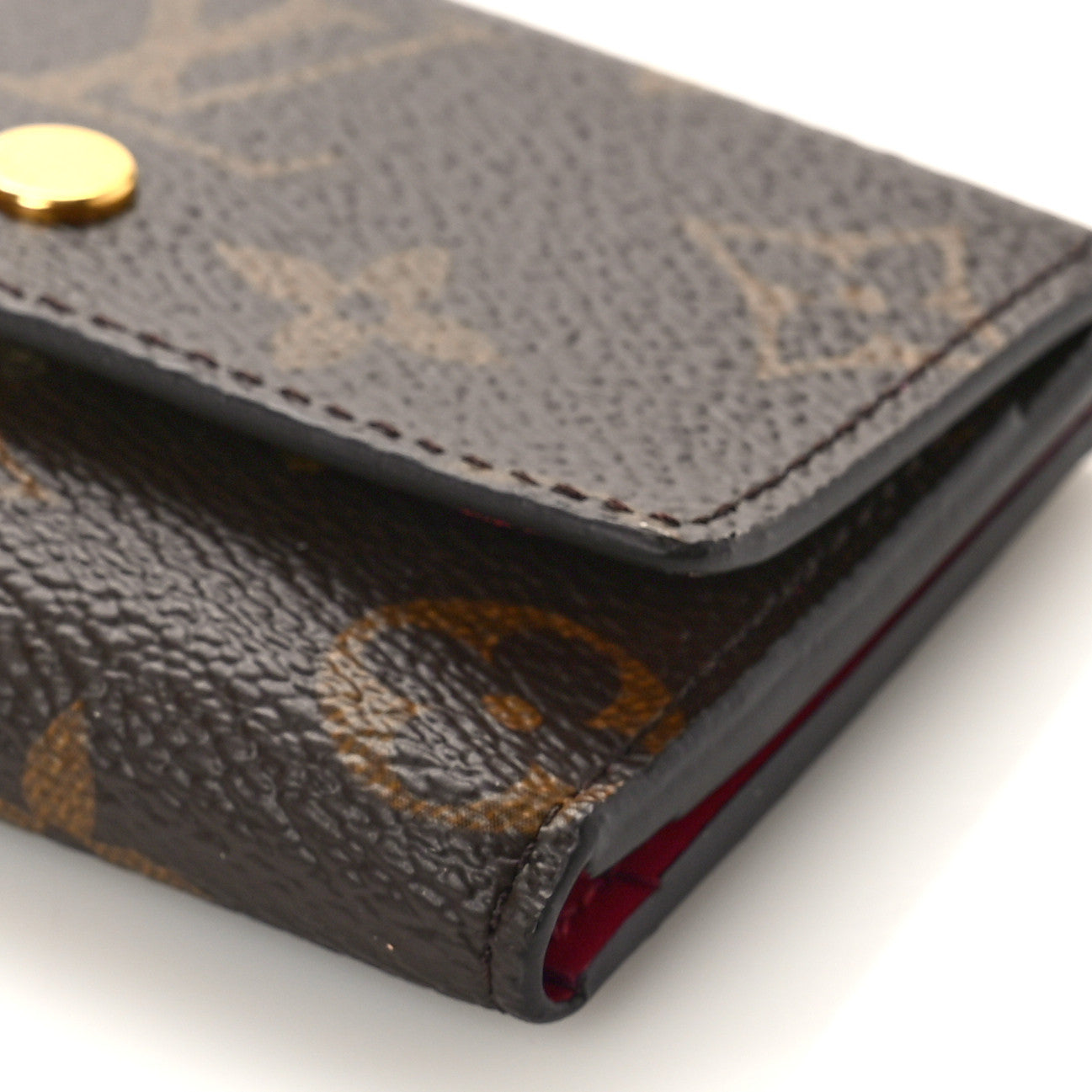 Monogram Micro Wallet Fuchsia