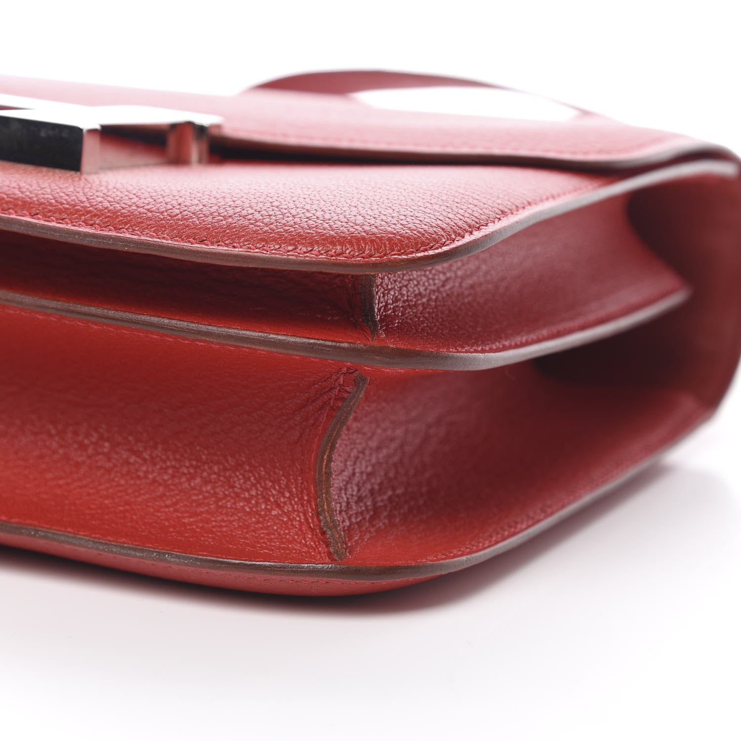 Hermes Chevre De Coromandel Constance 24 Rouge Casaque 9 of 9