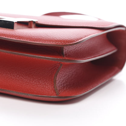 Hermes Chevre De Coromandel Constance 24 Rouge Casaque 9 of 9