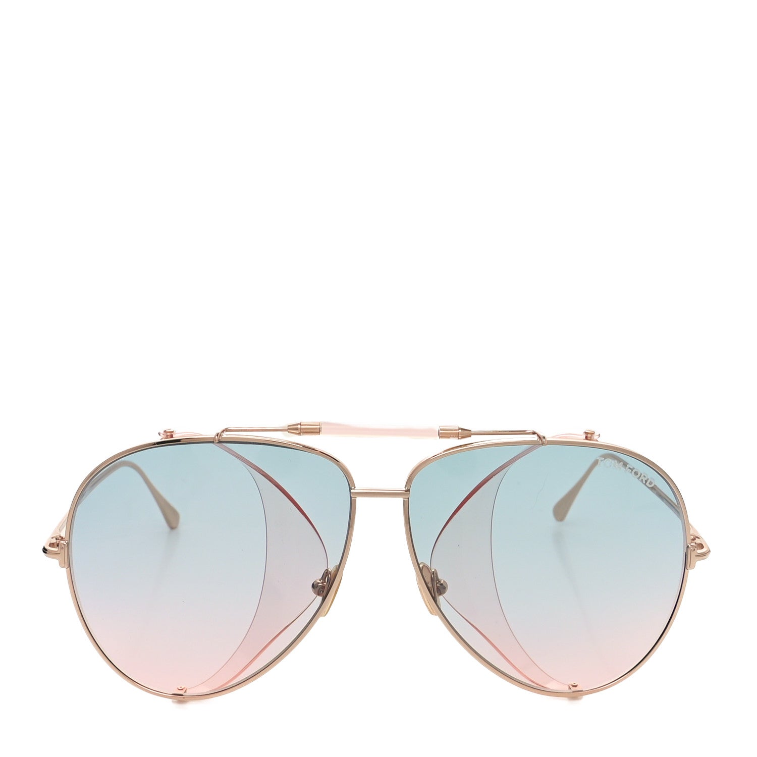 Tom Ford Metal Jack 02 TF900 Sunglasses Rose Gold 2 of 8