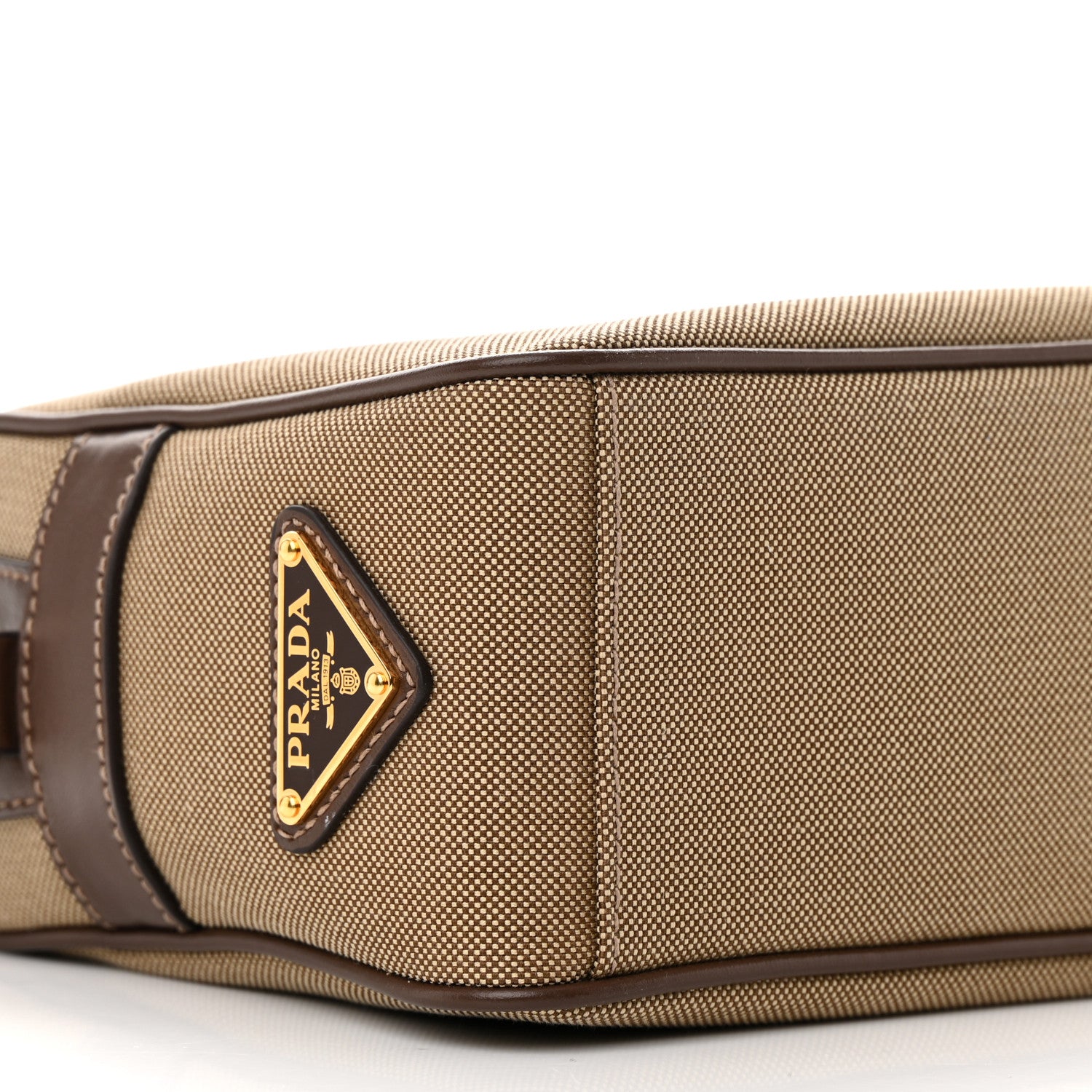 Prada Jacquard Logo Camera Bag Corda Bruciato 10 of 13
