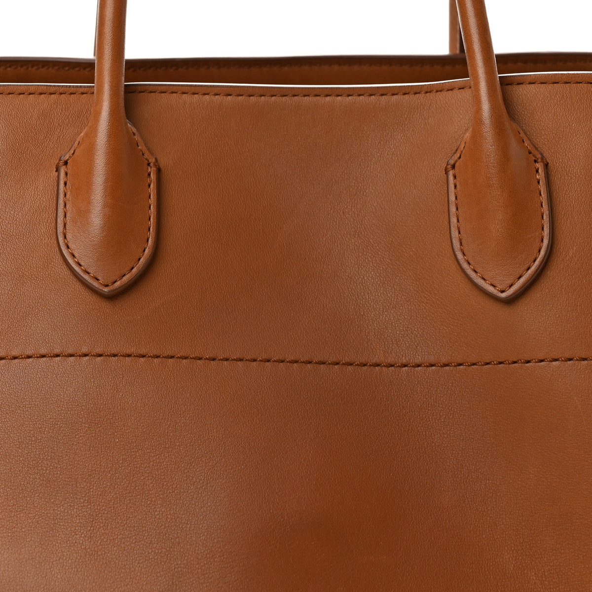 The Row Polished Saddle Calfskin Soft Margaux 15 Cuir 7 of 10