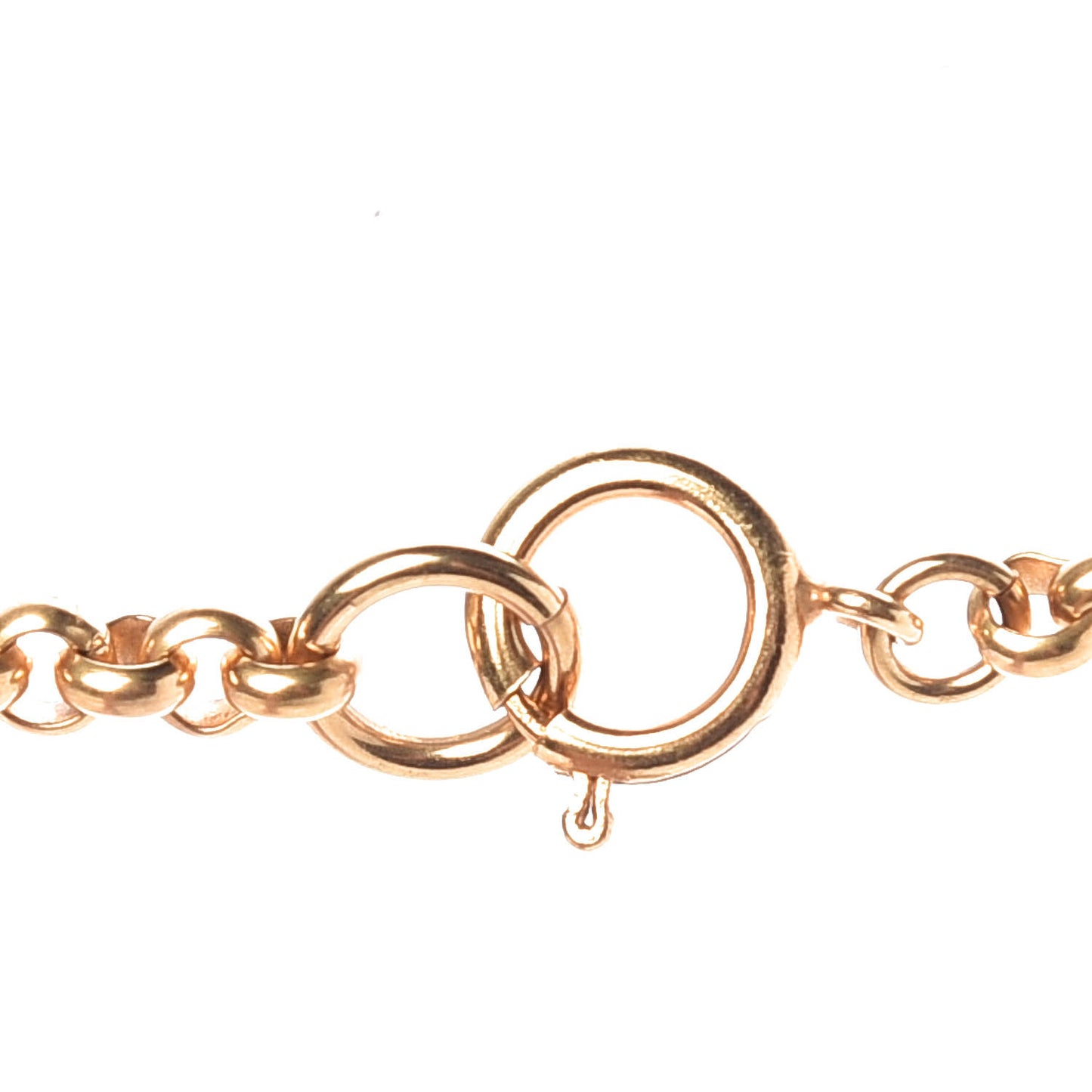 CC Heart Chain Pendant Necklace Gold