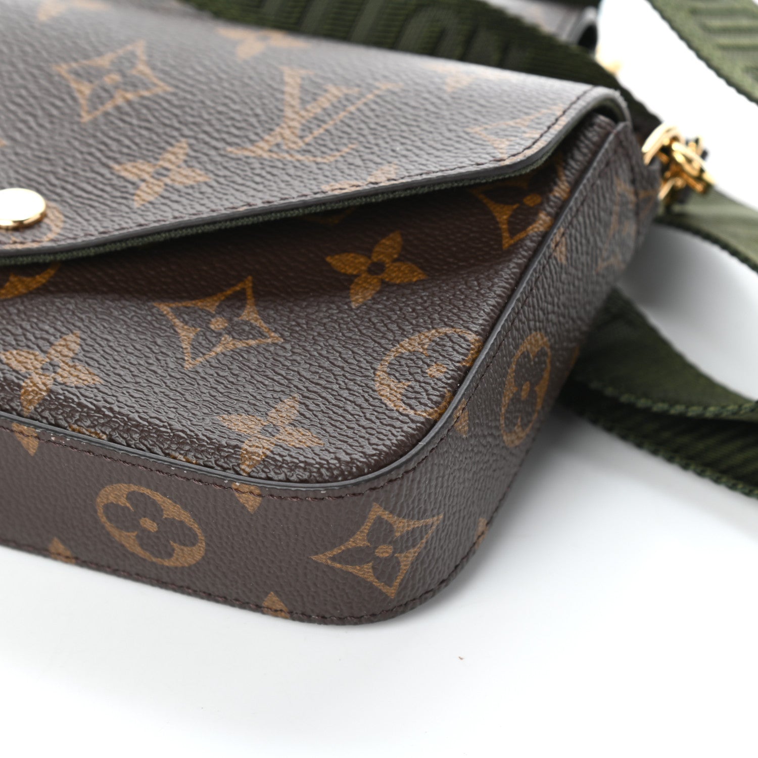 Louis Vuitton Monogram Felicie Strap & Go Kaki 9 of 9