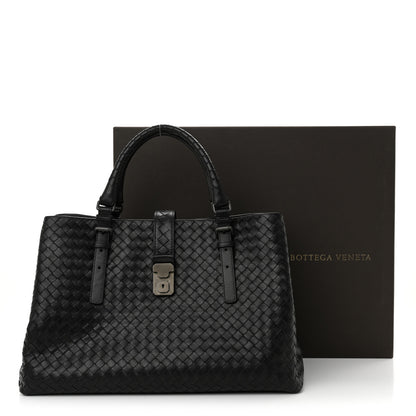 Bottega Veneta Nappa Intrecciato Medium Roma Tote Black 11 of 11