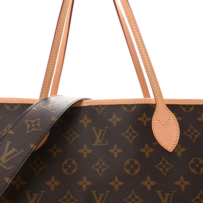 Louis Vuitton Monogram Stamped Inside Out Neverfull Bandouliere GM Beige 6 of 8