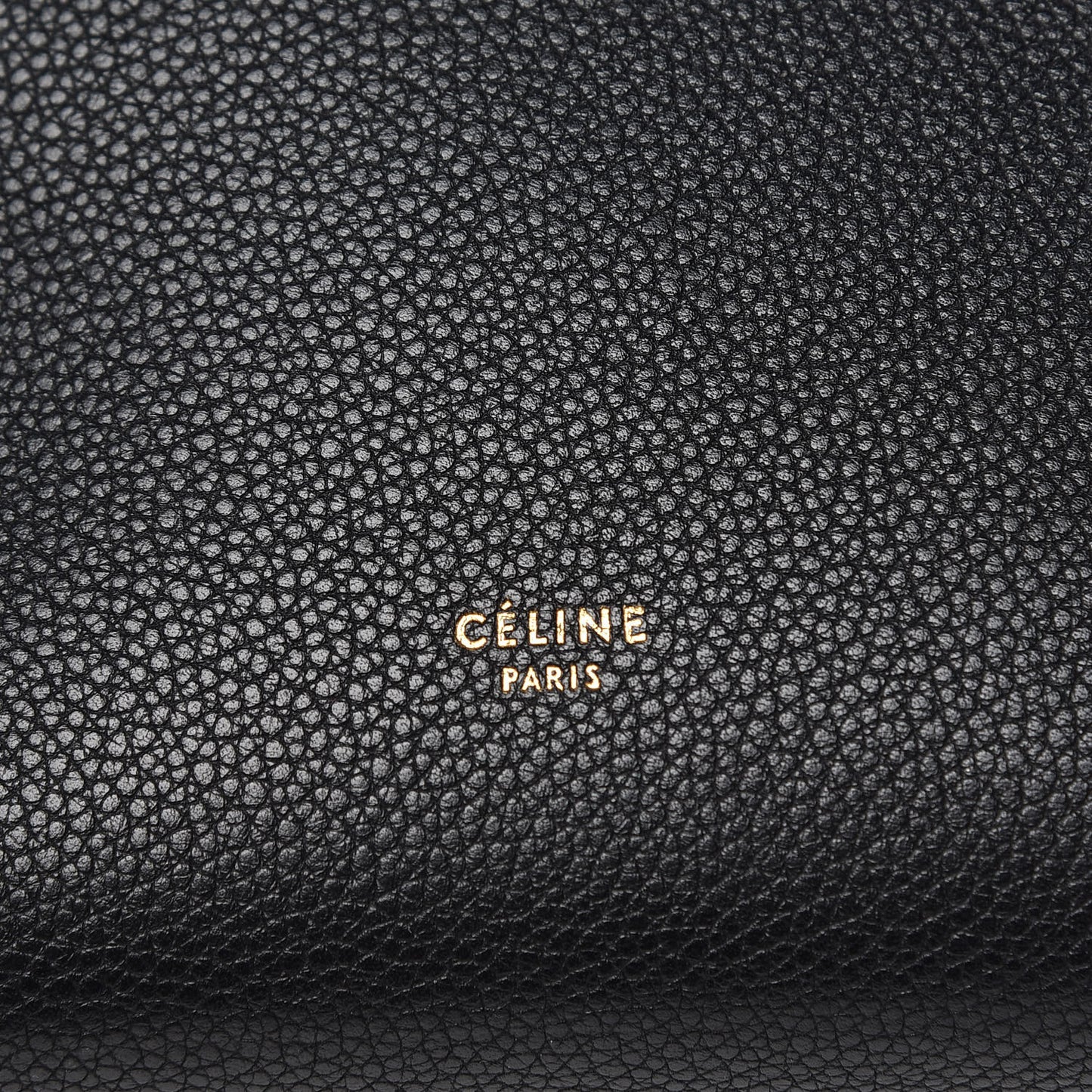 Soft Grained Calfskin Small Sangle Bucket Bag Black
