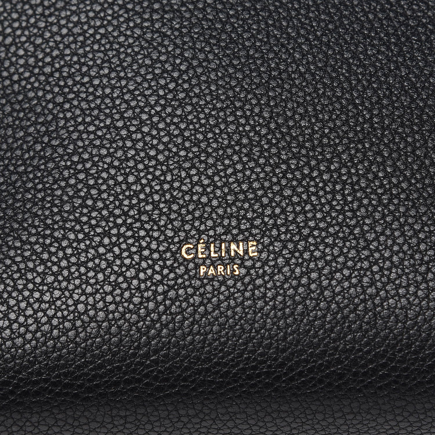 Celine Soft Grained Calfskin Small Sangle Bucket Bag Black 7 of 9