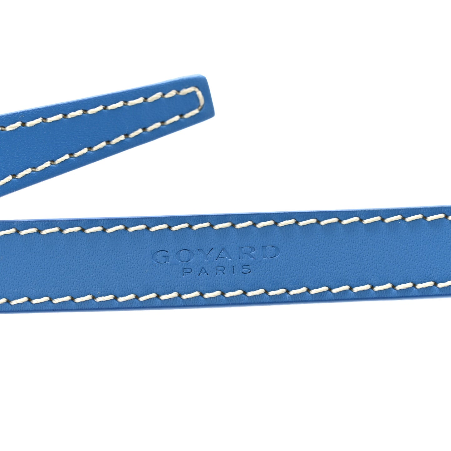 Calfskin Adjustable Shoulder Strap Blue