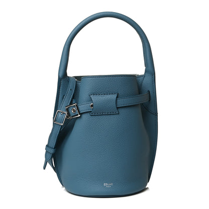 Celine Supple Grained Calfskin Nano Big Bag Bucket Slate Blue 1 of 12