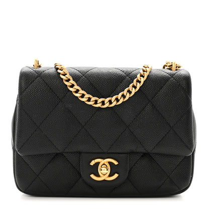 Chanel Caviar Quilted Mini Sweetheart Flap Black 1 of 11