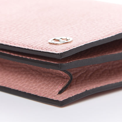 Gucci Dollar Calfskin Medium Betty Chain Wallet Soft Pink 9 of 10