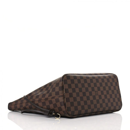 Louis Vuitton Damier Ebene Neo Neverfull MM Rose Ballerine 4 of 10