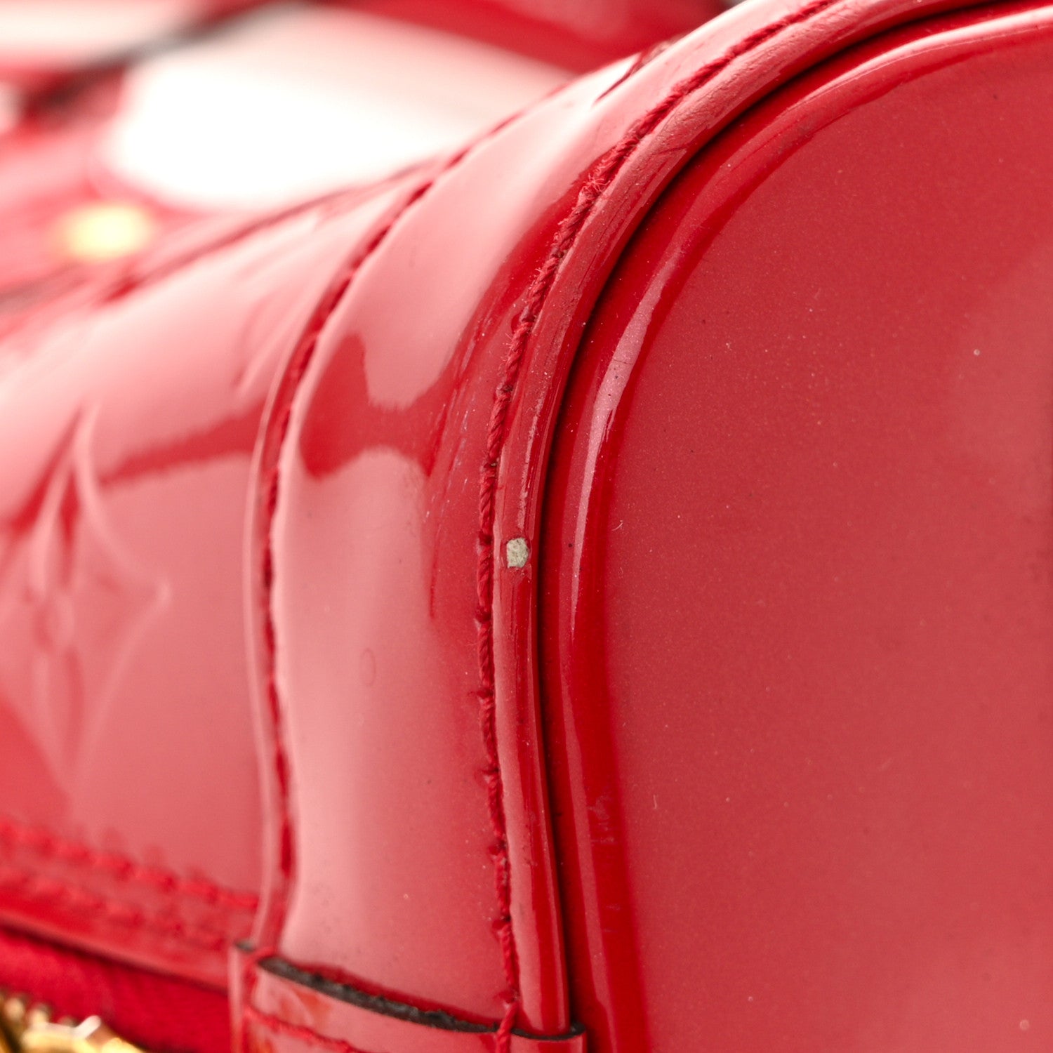 Louis Vuitton Vernis Alma BB Cherry 11 of 12
