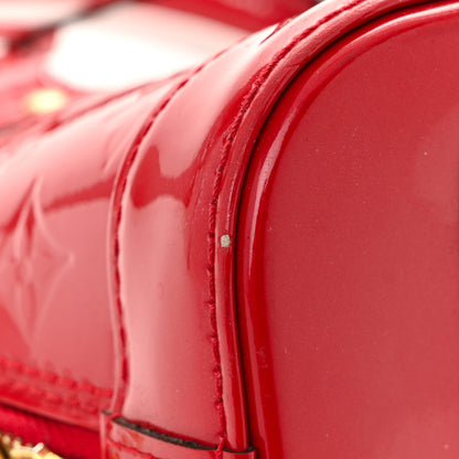 Louis Vuitton Vernis Alma BB Cherry 11 of 12