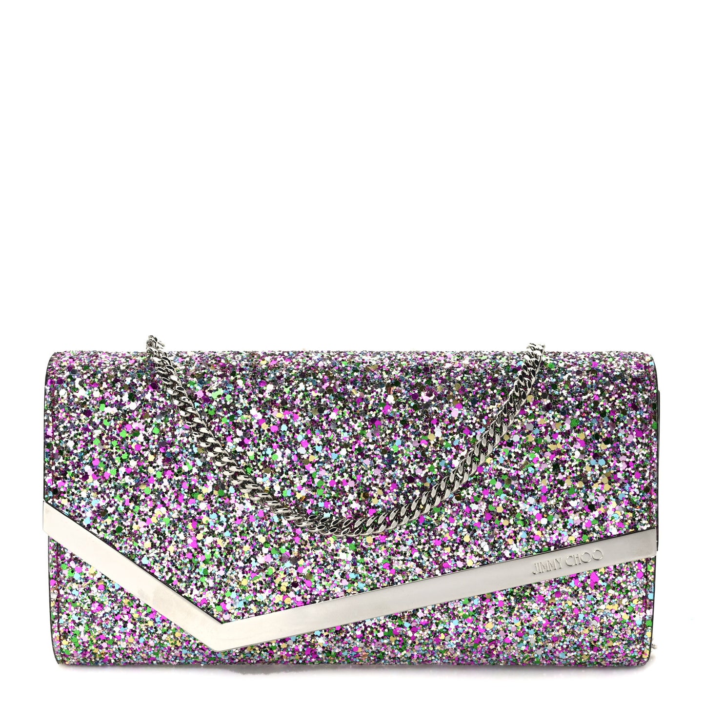 Glitter Emmie Clutch Bubblegum Mix
