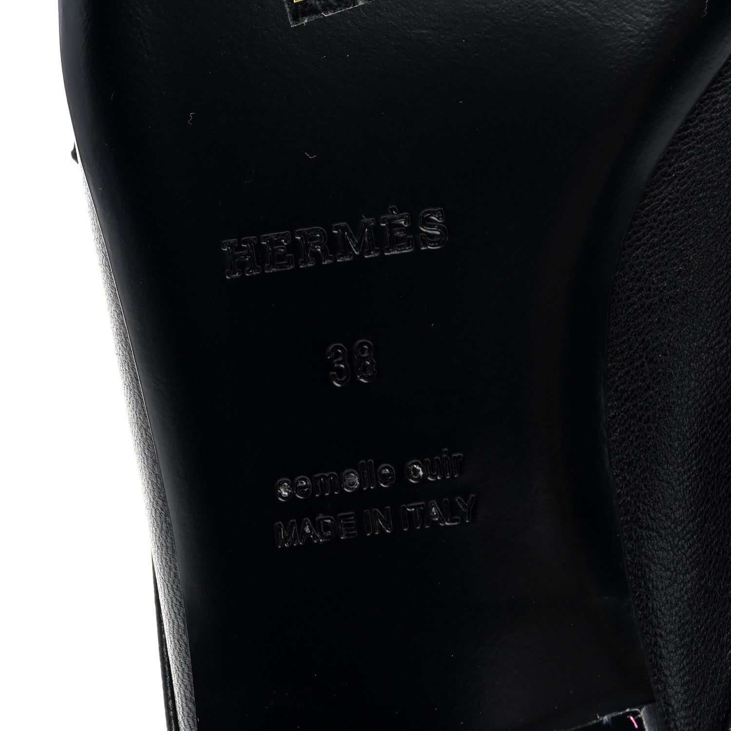 Hermes Goatskin Groupie Mules 38 Black 7 of 10
