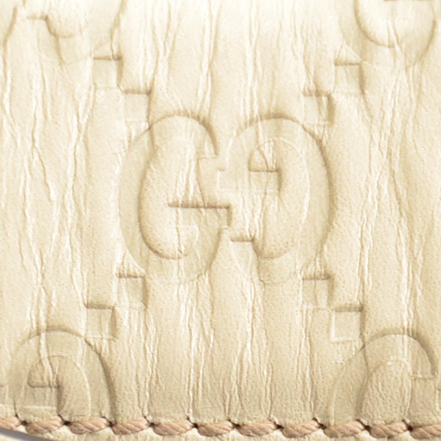 Guccissima Interlocking G Belt 80 32 Ivory