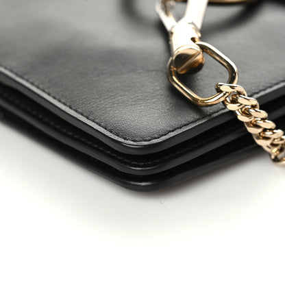 Chloe Suede Calfskin Mini Faye Bracelet Bag Black 6 of 10