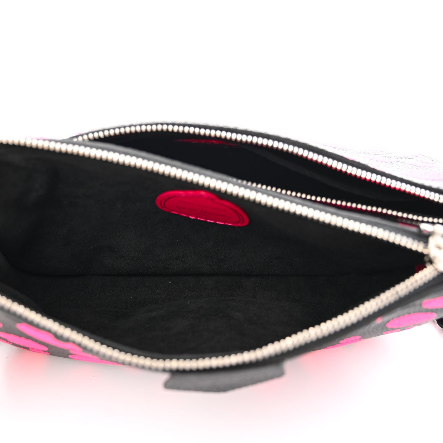 Louis Vuitton LV X YK Empreinte Multi Pochette Accessories Black Fuchsia 6 of 11