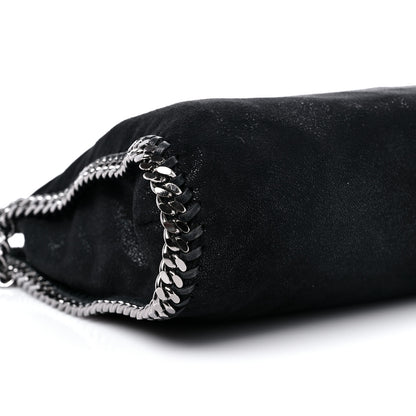 Stella McCartney Shaggy Deer Small Falabella Fold Over Tote Black 6 of 8