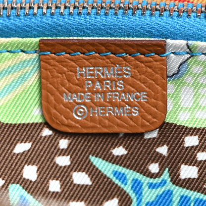 Hermes Epsom Silk'in Compact Wallet Gold 6 of 7