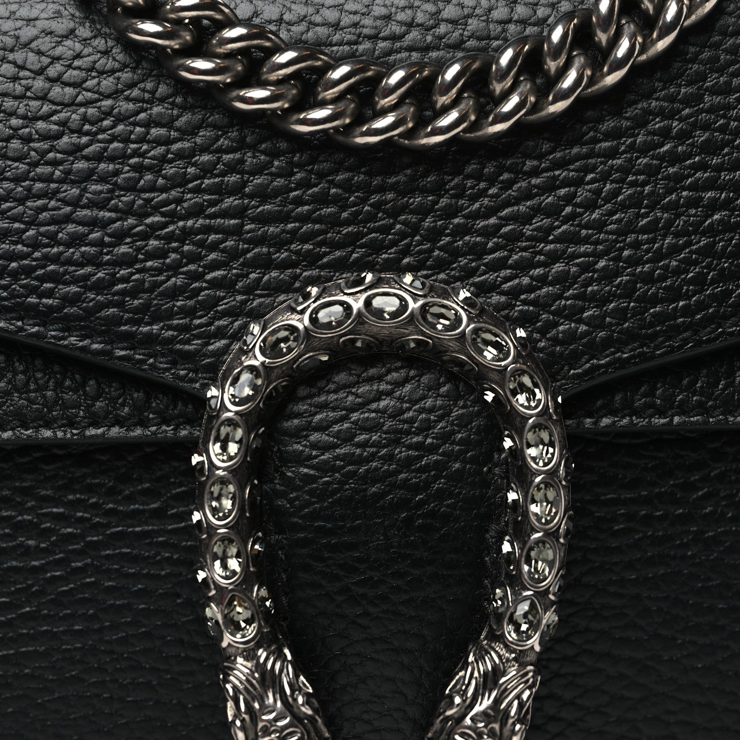 Gucci Calfskin Mini Dionysus Shoulder Bag Black 8 of 12