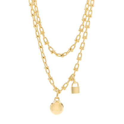 Tiffany 18K Yellow Gold HardWear Wrap Necklace 5 of 9