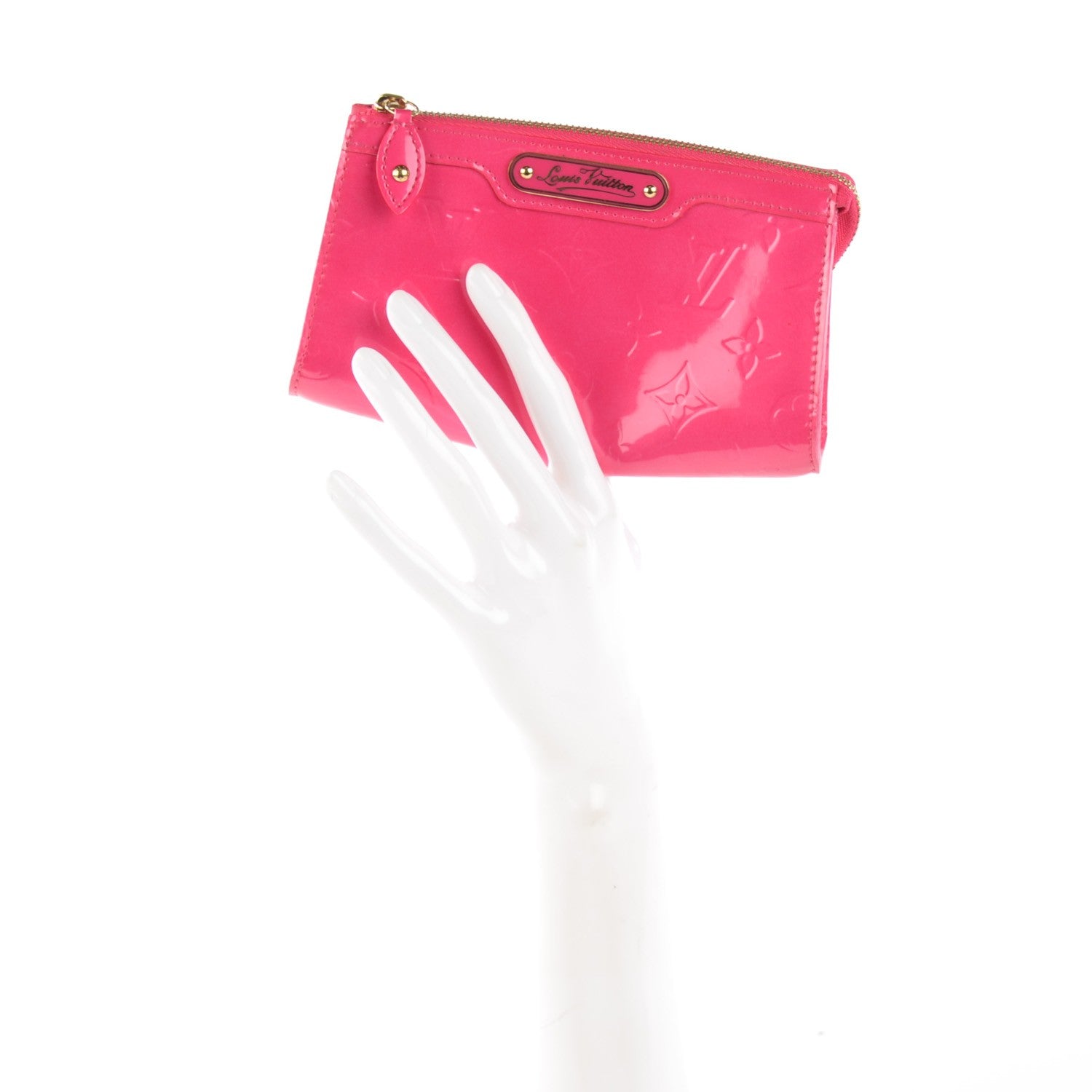 Louis Vuitton Vernis Trousse Cosmetic Pouch Rose Pop 2 of 7