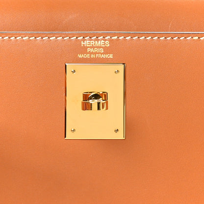 Hermes Veau Butler Kelly Sellier 28 Naturel Sable 6 of 11