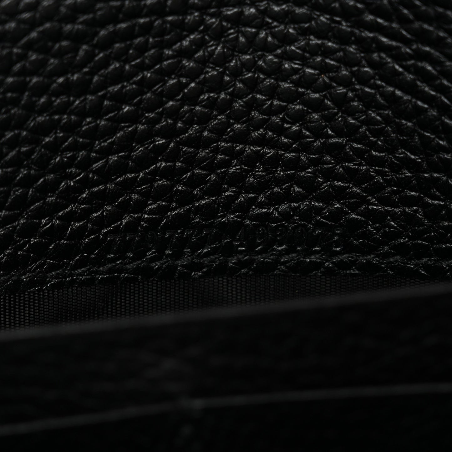 Calfskin GG Marmont Chain Wallet Black