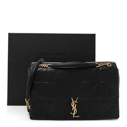 Saint Laurent Lambskin Patchwork Monogram Large Jamie Black 16 of 16