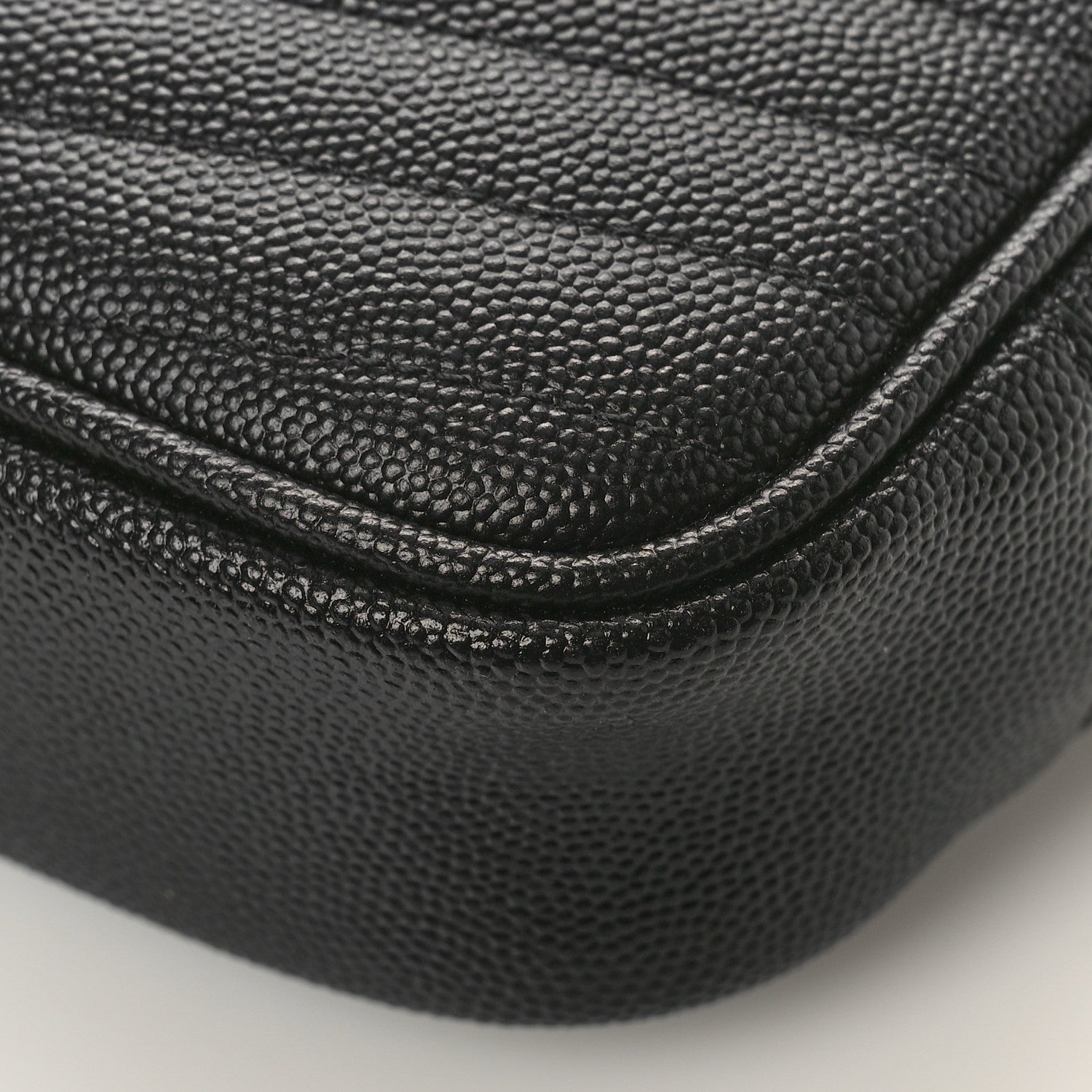 Saint Laurent SAINT LAURENT Grain De Poudre Matelasse Monogram Mini Lou Camera Bag Black 8 of 9