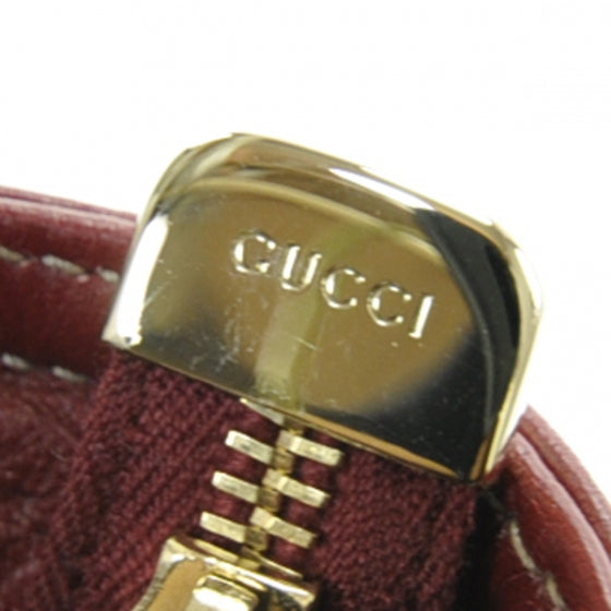 Gucci Guccissima Messenger Bag Red 10 of 11