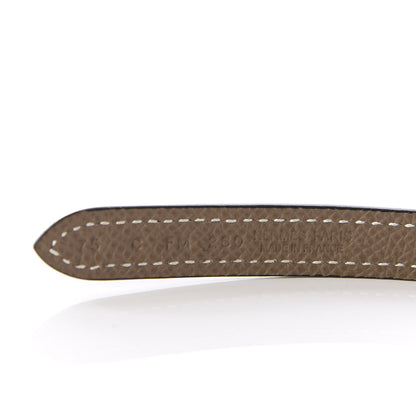 Hermes Swift Epsom 13mm Focus Belt H Belt 75 Black Etoupe 3 of 6
