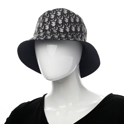 Christian Dior Polyester Cotton Oblique Teddy-D Brim Bucket Hat 58 2 of 16