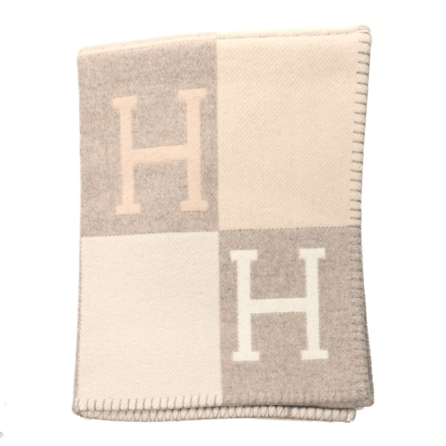 Hermes Wool Cashmere Avalon III Blanket Coco Camomille 1 of 4