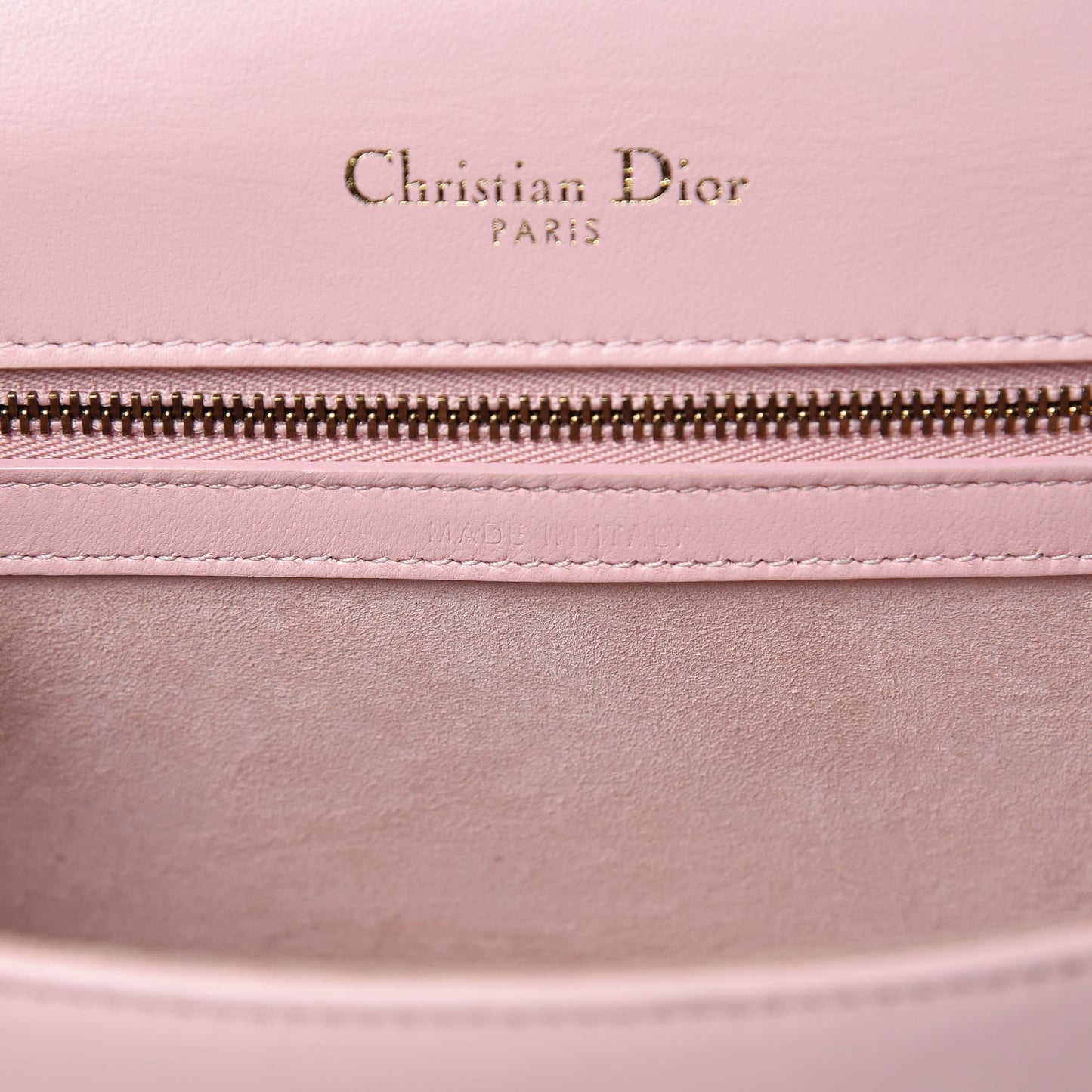 Lambskin Studded Small Diorama Flap Bag Pink