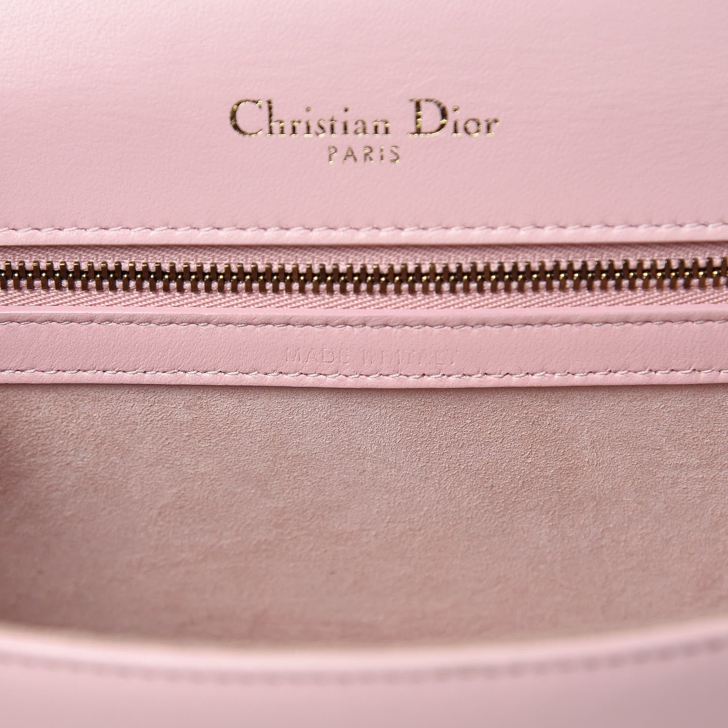 Christian Dior Lambskin Studded Small Diorama Flap Bag Pink 7 of 12