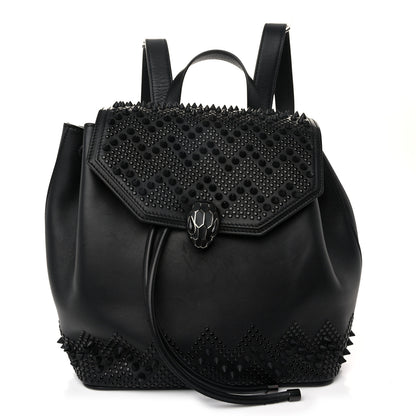 Bulgari X NICHOLAS KIRKWOOD Calfskin Studded Serpenti Forever Backpack Black 1 of 9