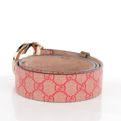 Gucci GG Plus Monogram Interlocking G Belt 95 38 Red 3 of 7