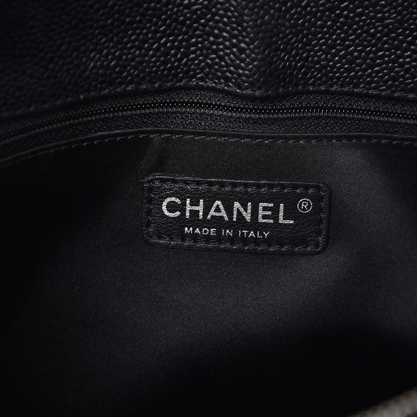 Caviar Quilted Grand Shopping Tote GST Black