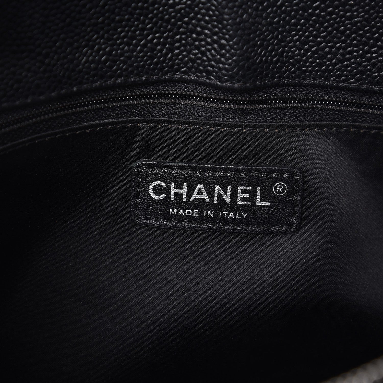 Chanel Caviar Quilted Grand Shopping Tote GST Black 6 of 10