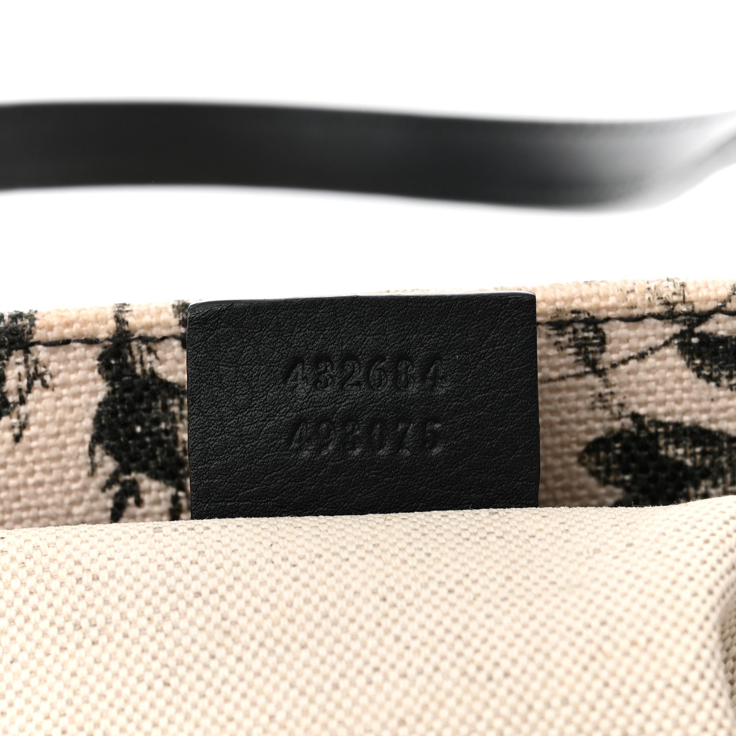 Gucci Canvas Herbarium Print Tote Black 6 of 16