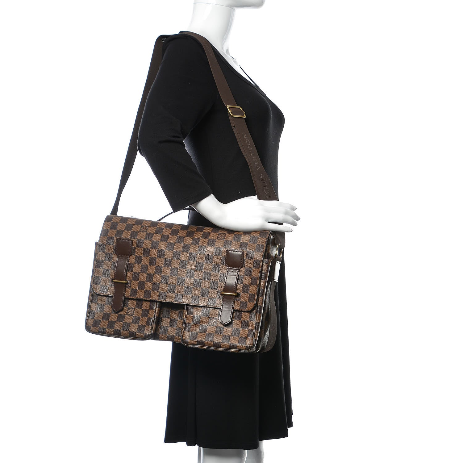 Louis Vuitton Damier Ebene Broadway Messenger Bag 2 of 17