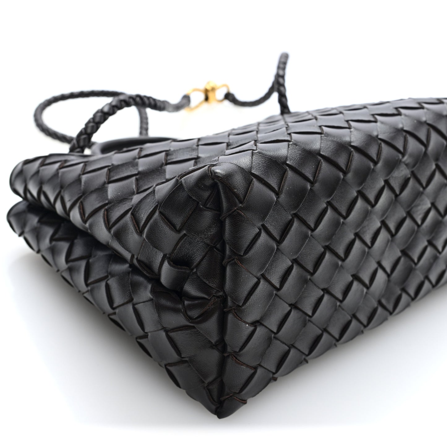 Nappa Intrecciato Small Andiamo Shoulder Bag Fondant