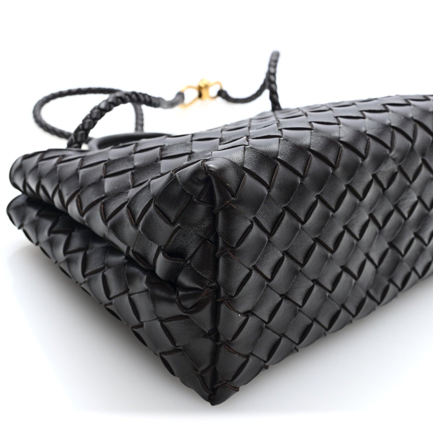 Bottega Veneta Nappa Intrecciato Small Andiamo Shoulder Bag Fondant 9 of 10