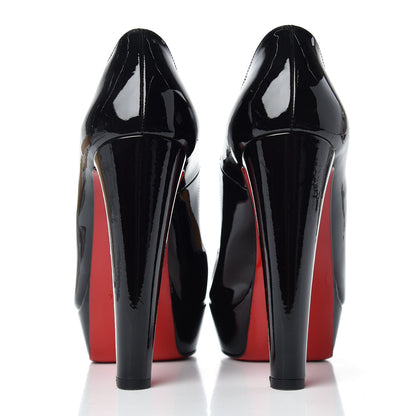 Christian Louboutin Patent Altanana 140 Pumps 37 Black 8 of 12