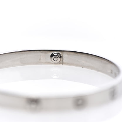Cartier 18K White Gold LOVE Bracelet 20 6 of 6